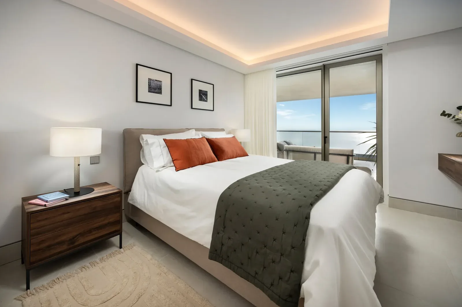 Dormitorio después del home staging