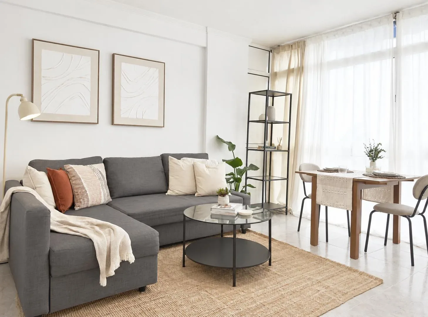 Salón después del home staging